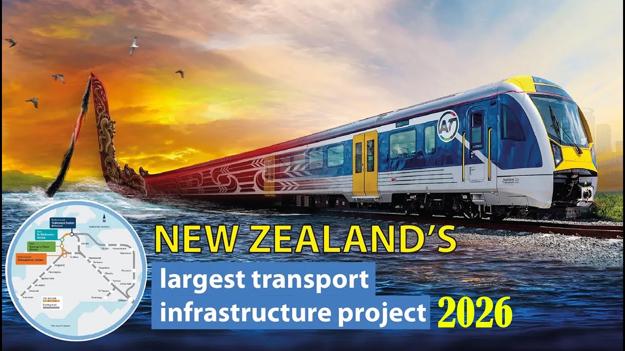 New Zealand's largest transport infrastructure project: the city rail line