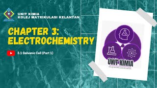 CHAPTER 3: ELECTROCHEMISTRY (3.1 GALVANIC CELL PART 1)