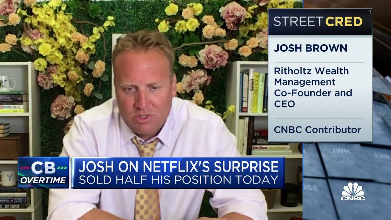 Josh Brown sells half his Netflix position