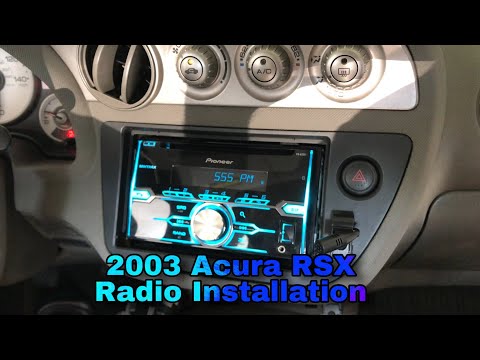 2003 Acura RSX Radio Installation