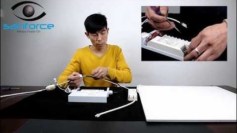 Wiring emergency device with LED panel light