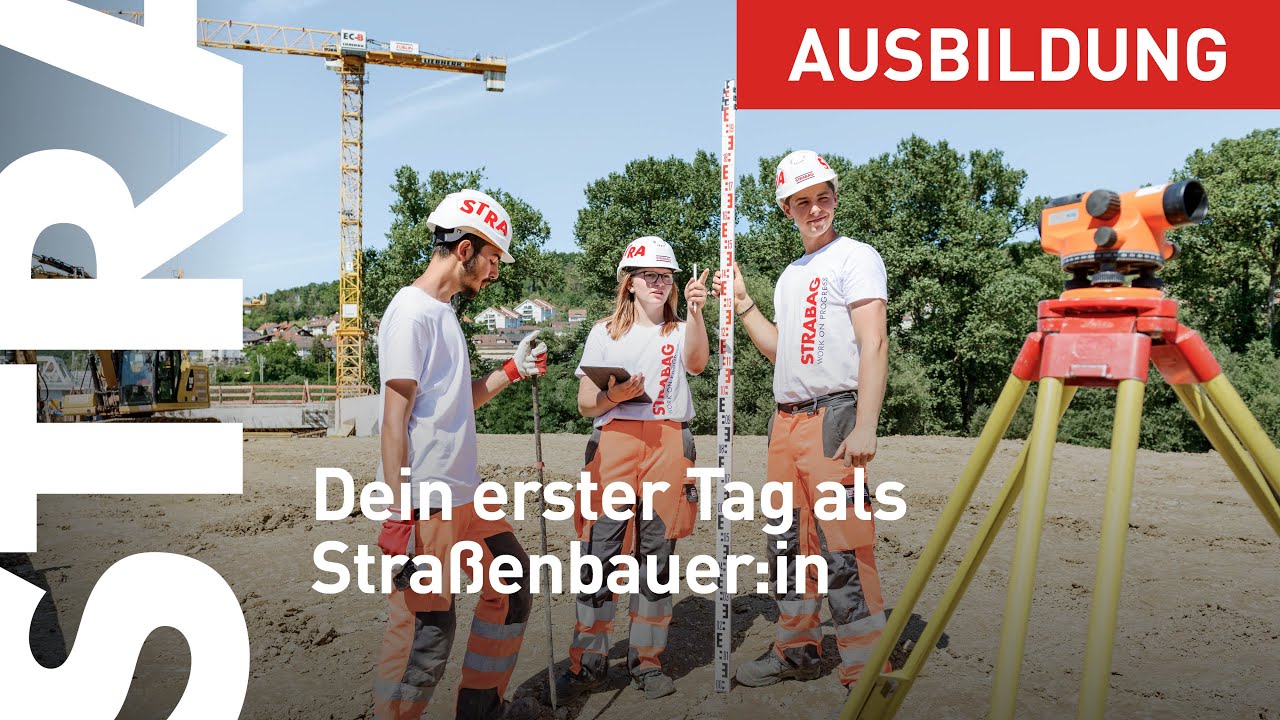 Dein erster Tag als Straßenbauer:in (360°)