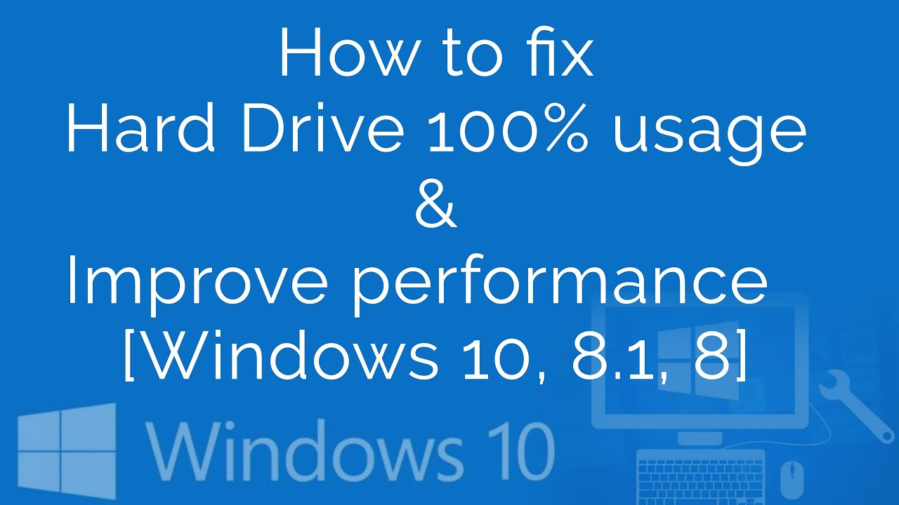 fixed 100 hard disk usage on windows 10