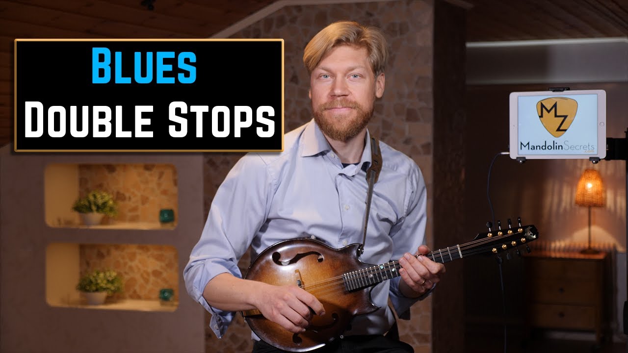 Jazzy Blues Comping Double Stops Mandolin Lesson YouTube