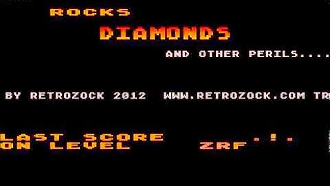 Atari 800, Finescrolling, Rainbow Effect, Vertical Blank Interrupt