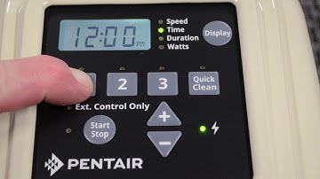 How to Program a Pentair Superflo-VS (342001) Pump