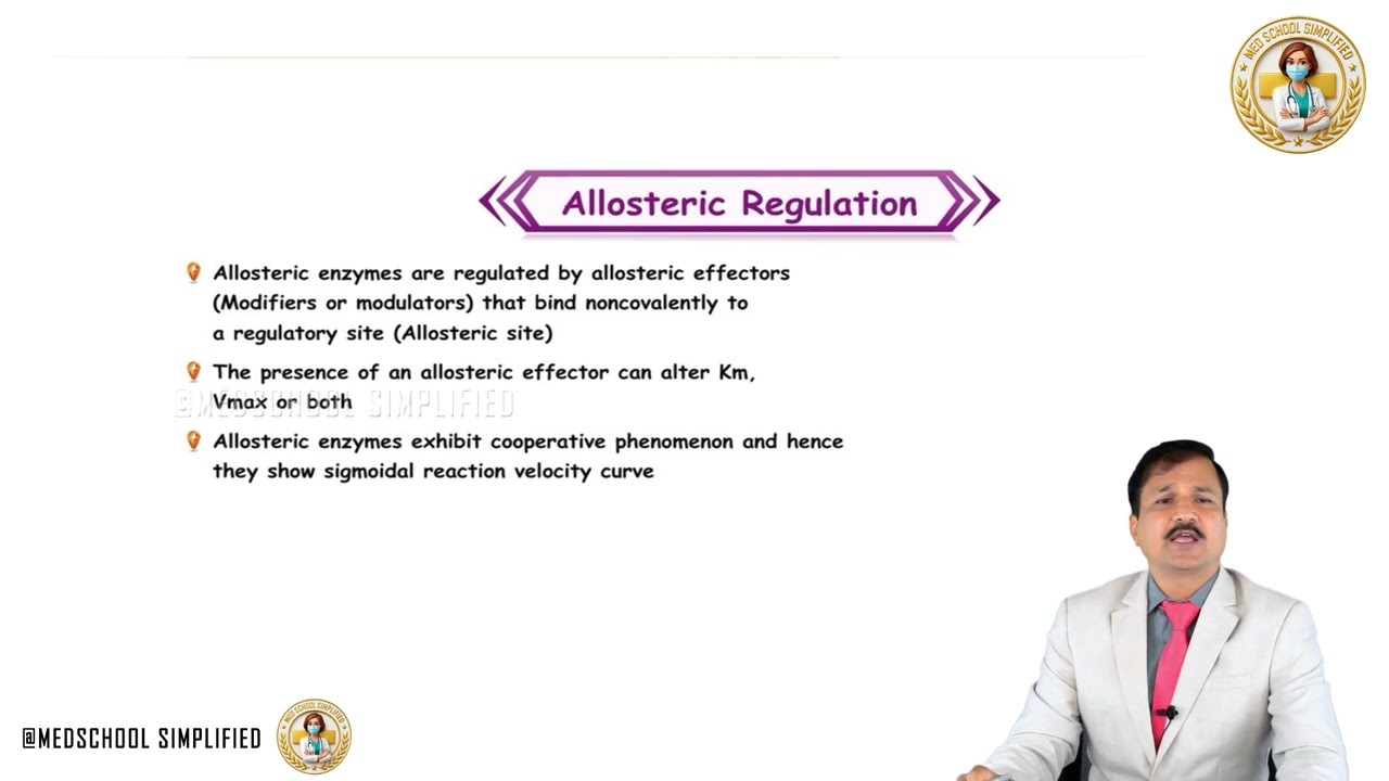 4. Regulation of Enzyme Activity, Allosteric, Feedback & Covalent Control Biochemistry | USMLE