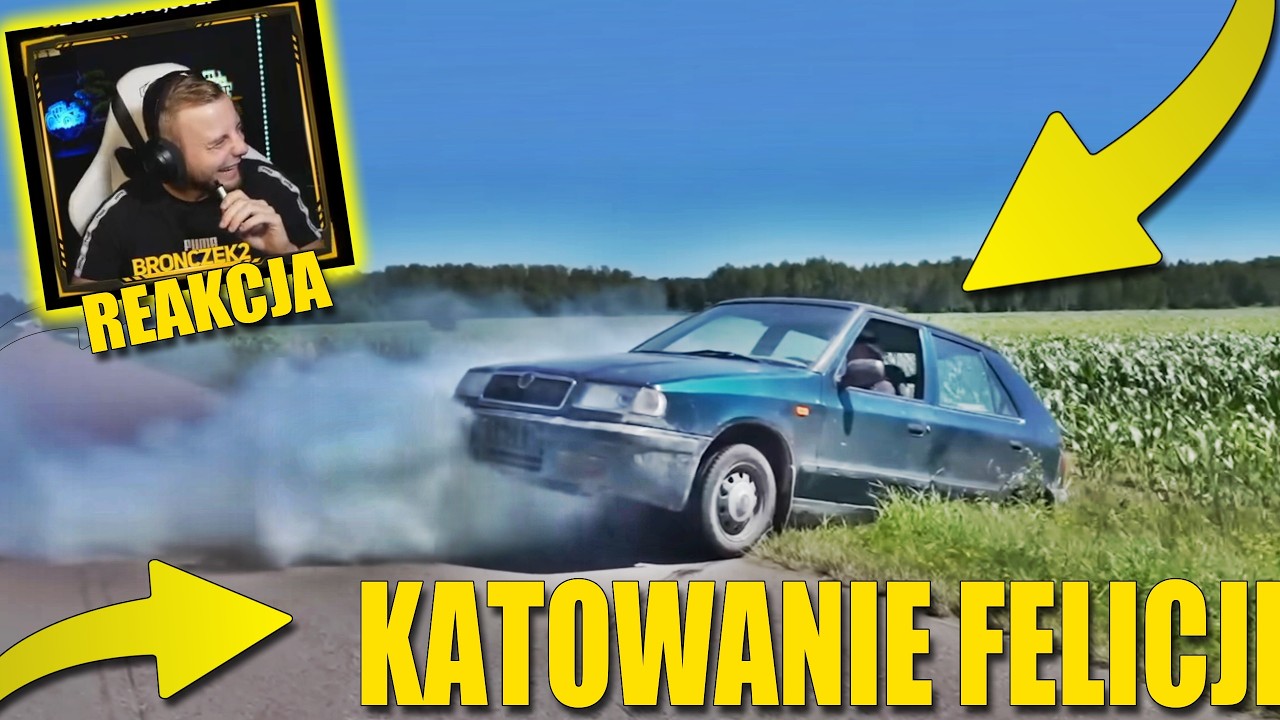 BRONCZEK Ogląda PRZYGODY MOTOKOTÓW: Zalaliśmy mydło do chłodnicy w Skodzie Felicji😱