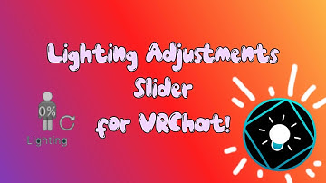 How to create a lighting slider (VRChat tutorial)