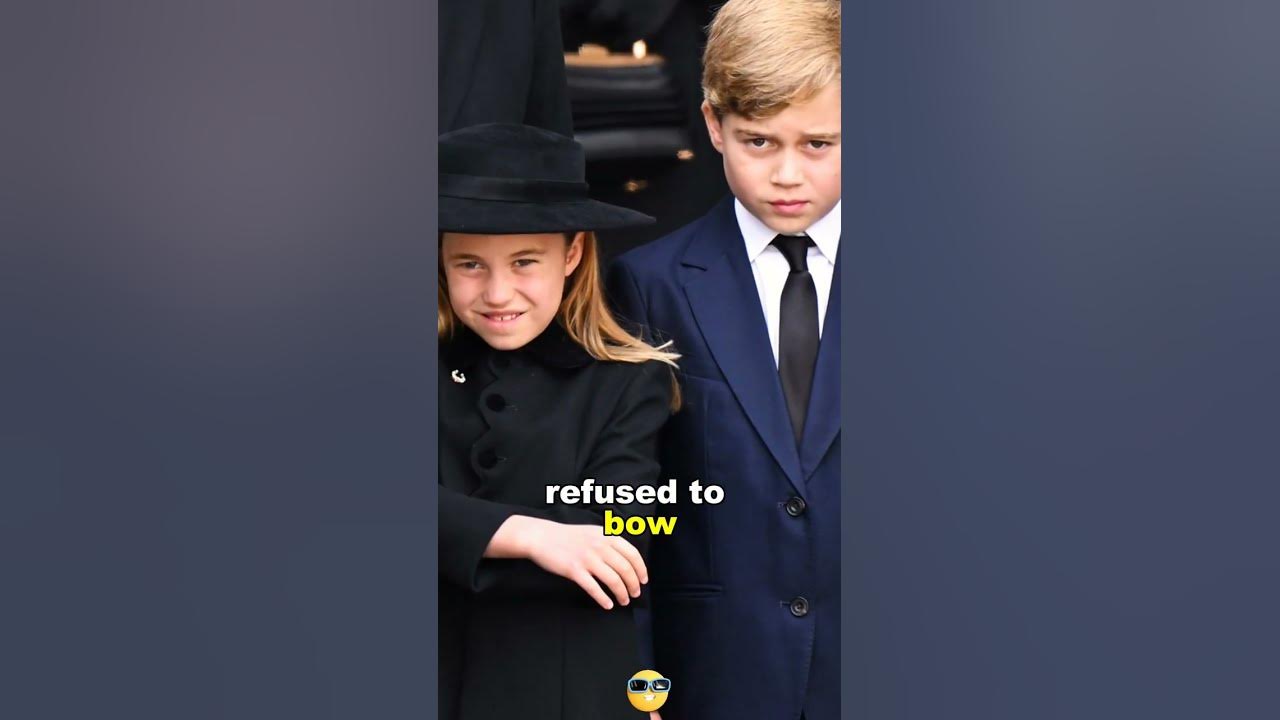 Why did princess Charlotte refused to bow to queen Camilla - YouTube