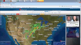 11/7/2011 - Tornadoes, strong wind, and damaging hail - severe outbreak moving E/NE