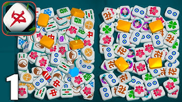 Tile Triple Match - Gameplay Walkthrough Part 1 All Levels 1-20 (Android & iOS)