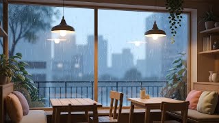 Harmonious Rain & Café Ambience for Focus ☕ | Relaxing Music for Study & Work
