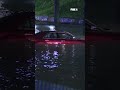 Car trapped in Fort Worth floodwaters