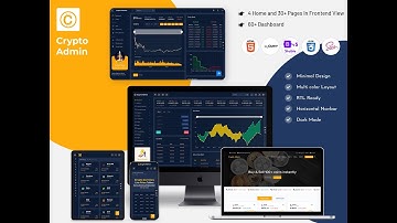 Ethereum Dashboard Bootstrap Admin Template with Dark Theme