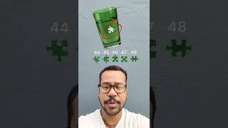 Can You Complete the Green Glass with the Perfect Match? #jigsaw #acertijo #glass #brainchallenge