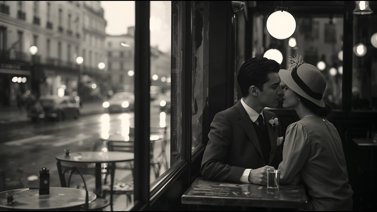 ☕ 향긋한 주말, 1954년 파리의 아늑한 카페로 타임워프 하는 추천플리 (Romantic Oldies)
