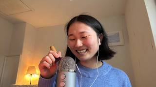 ASMR mic brushing assortment & whispered reflections about life