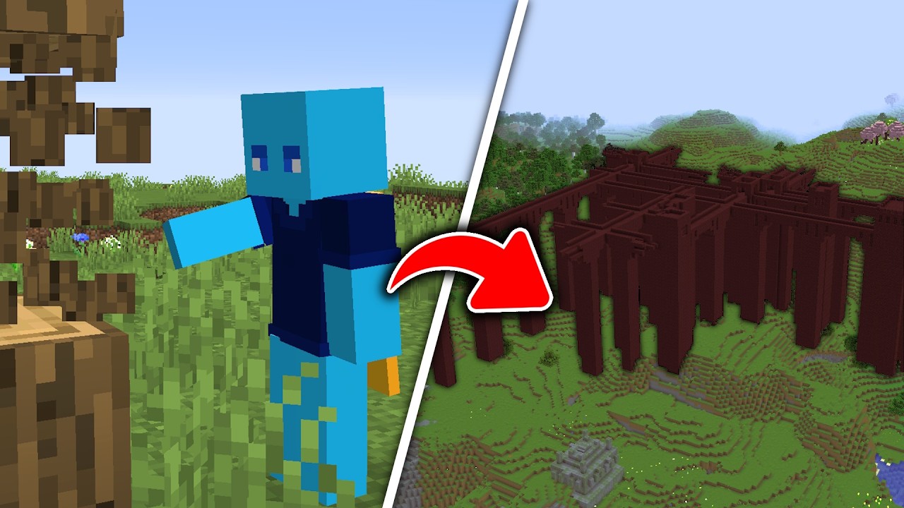 Minecraft, But Breaking Blocks Spawns STRUCTURES...