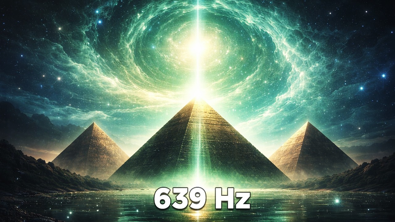 639 Hz Pyramid Ambient | Deep Inner Calm and Centered Awareness (1 Hour)