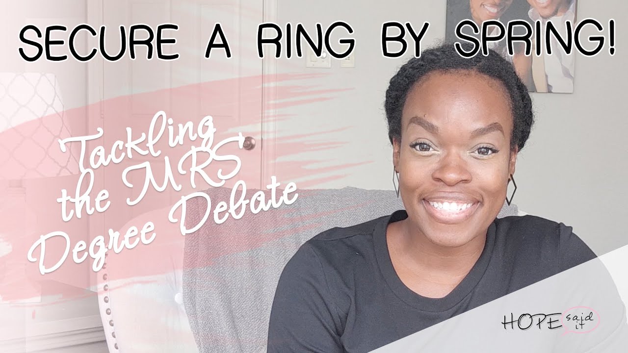 Mrs. Degree Examples The Hard TRUTH about the MRS Degree Debate | Pros and Cons - YouTube