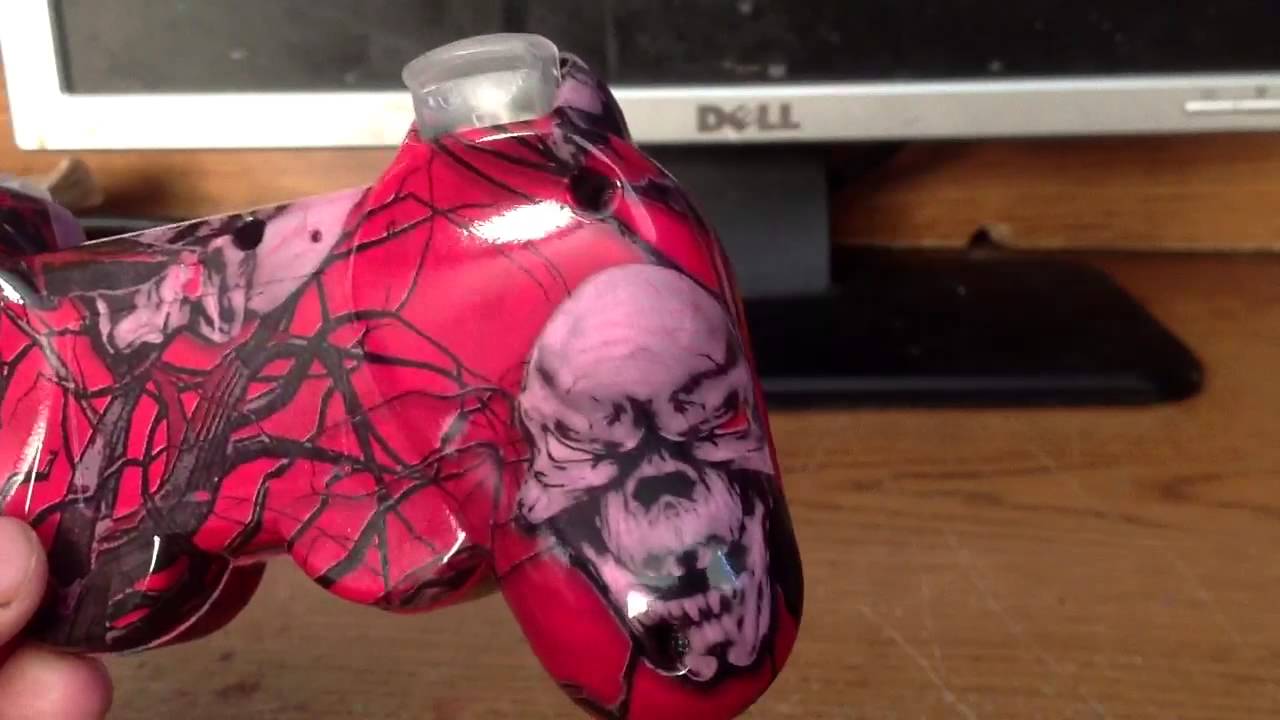 PS3 Playstation 3 MR.CREEPY LED LIGHTS MODDED CONTROLLER ON