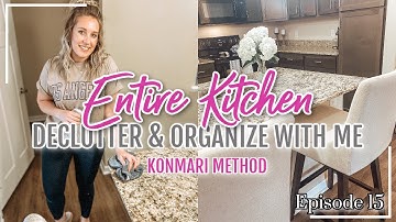 EXTREME ENTIRE KITCHEN DECLUTTER AND ORGANIZE WITH ME 2022 | DECLUTTERING AND ORGANIZING MY KITCHEN
