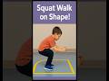 Squat Walk on Shape | Fun Sensory Activity for Neurodiverse Kids | Dr. Sufia Akhtar #neurodiversity