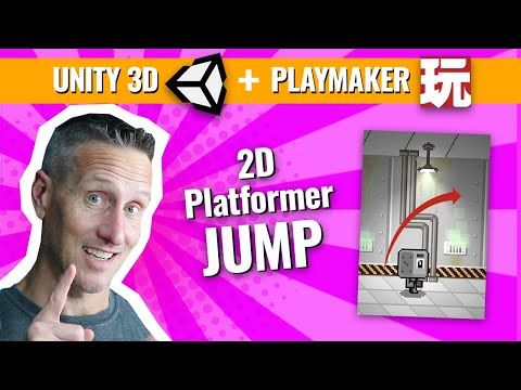 Unity Playmaker 2D Platformer - Player Jump and Ground Check