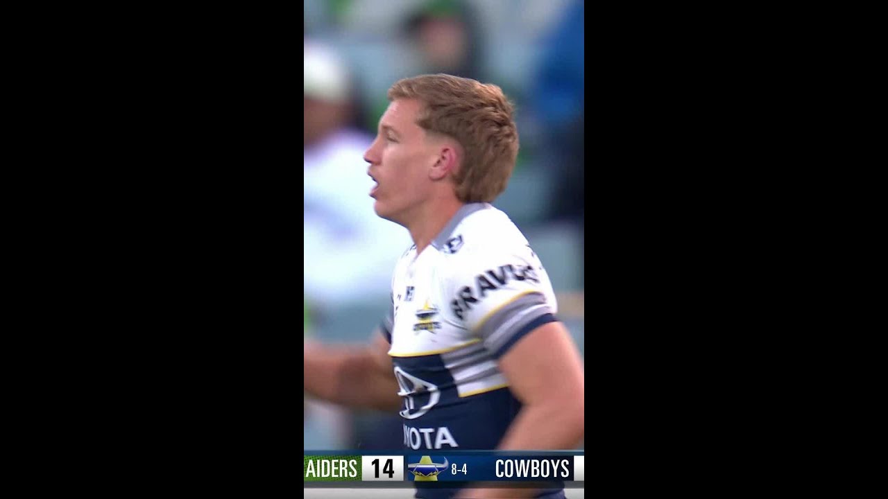 Two of the game's fastest men go at it! #nrl #speed #footrace