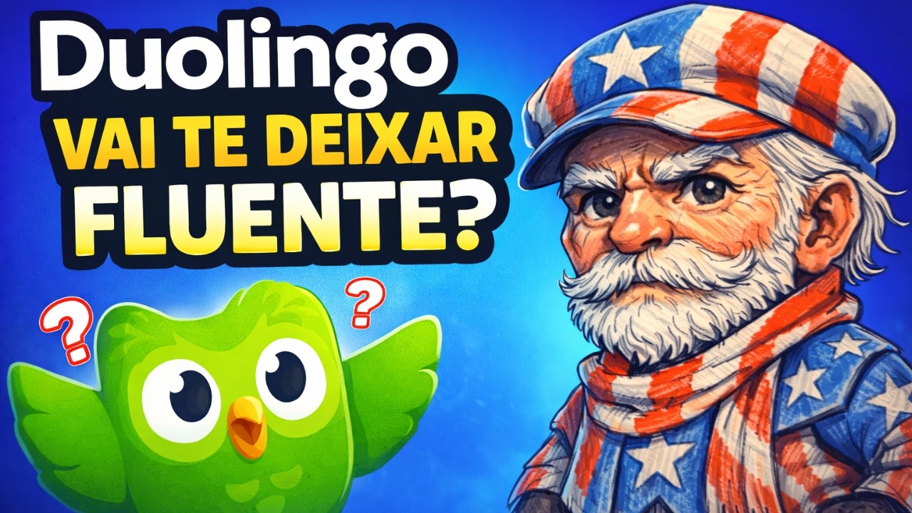 Se a sua expectativa é alta com o Duolingo , assista esse vídeo .