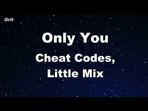 Only You - Cheat Codes, Little Mix Karaoke 【No Guide Melody】 Instrumental