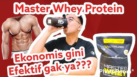 Susu Fitness Master Whey Protein dari Vectorlabs Harga Ekonomis Rasanya enak gak ya? Suplemen Gym