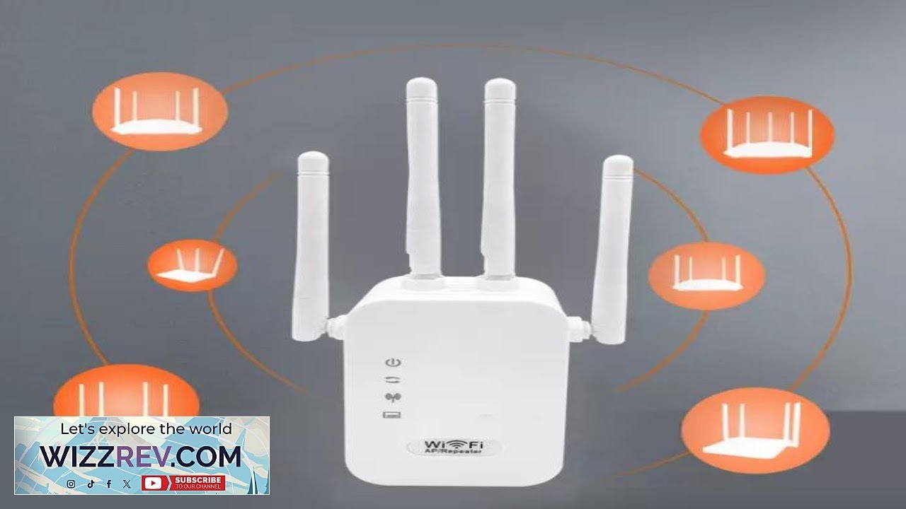 WiFi Range Extender Internet Booster Network Router Wireless Signal ...