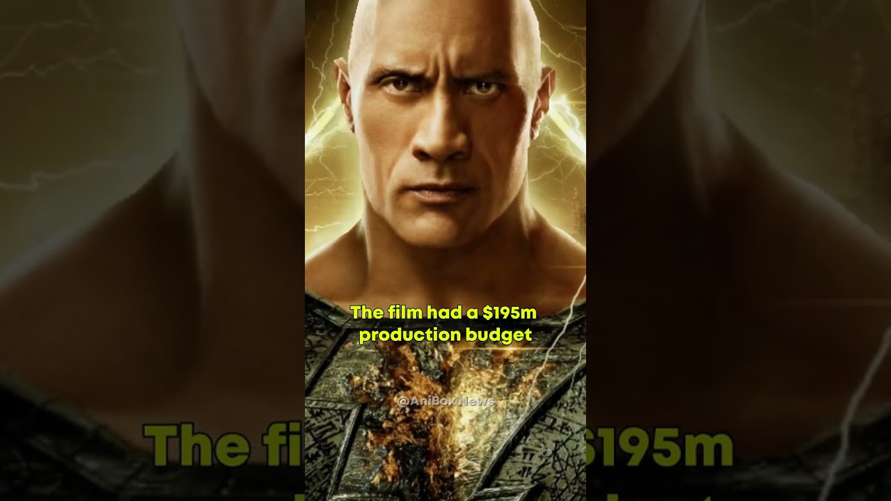 Black Adam to Lose $100m at Box Office 