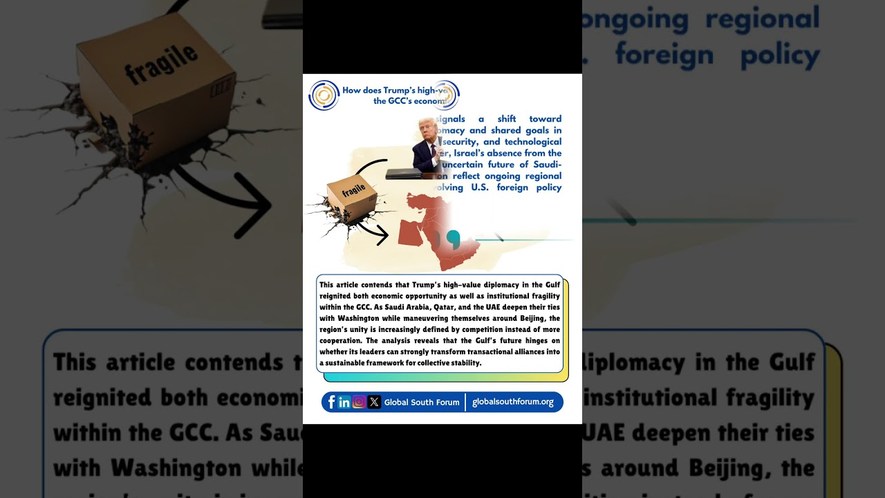 The Gulf faces an increasing lack of shared vision & a fracture in unity - Alwi Akbar