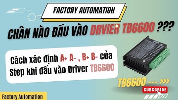 Cách xác định chân A+ A- , B+ B- của Step Motor Khi Đấu vào Driver
