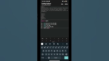 How to use math functions | how to find min or max number | mathmatics in python | python