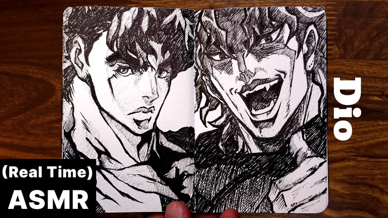 Fanart] Drawing practise with some kono Dio da : r/StardustCrusaders