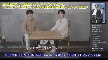 SUPER JUNIOR-D&E / 「Wings」購入者限定スペシャル動画ティザー