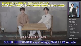 SUPER JUNIOR-D&E / 「Wings」購入者限定スペシャル動画ティザー