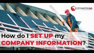 How do I set up my company information?