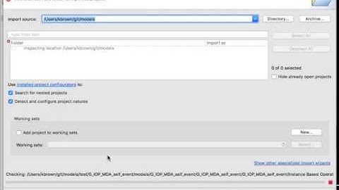 import project from git