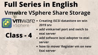 Information Configure VMware Share Storage Using iSCSI on Windows Srv 2019 for Esxi DataStore | vSphere 7 -Eng Update
