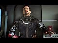 Iron man mark 46 suit up scene  captain america civil war 2016 movie clip