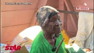 92-Year-Old Uses Verandah to Shelter From Melissa