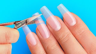 Awesome manicure ideas how to decorate your with glue, make matte
boiling water and use knit create unique design! ...