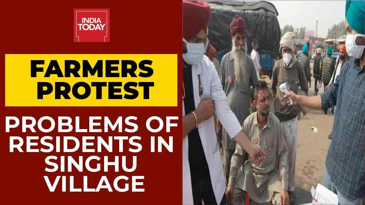 Farmers Protest Over Farm Laws: Problems Beings Faced By Commuters & Residents In Singhu Village