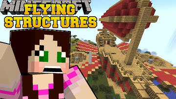 Minecraft: REAL FLYING STRUCTURES (AIRSHIPS, PLANES & HELICOPTERS!) Mod Showcase