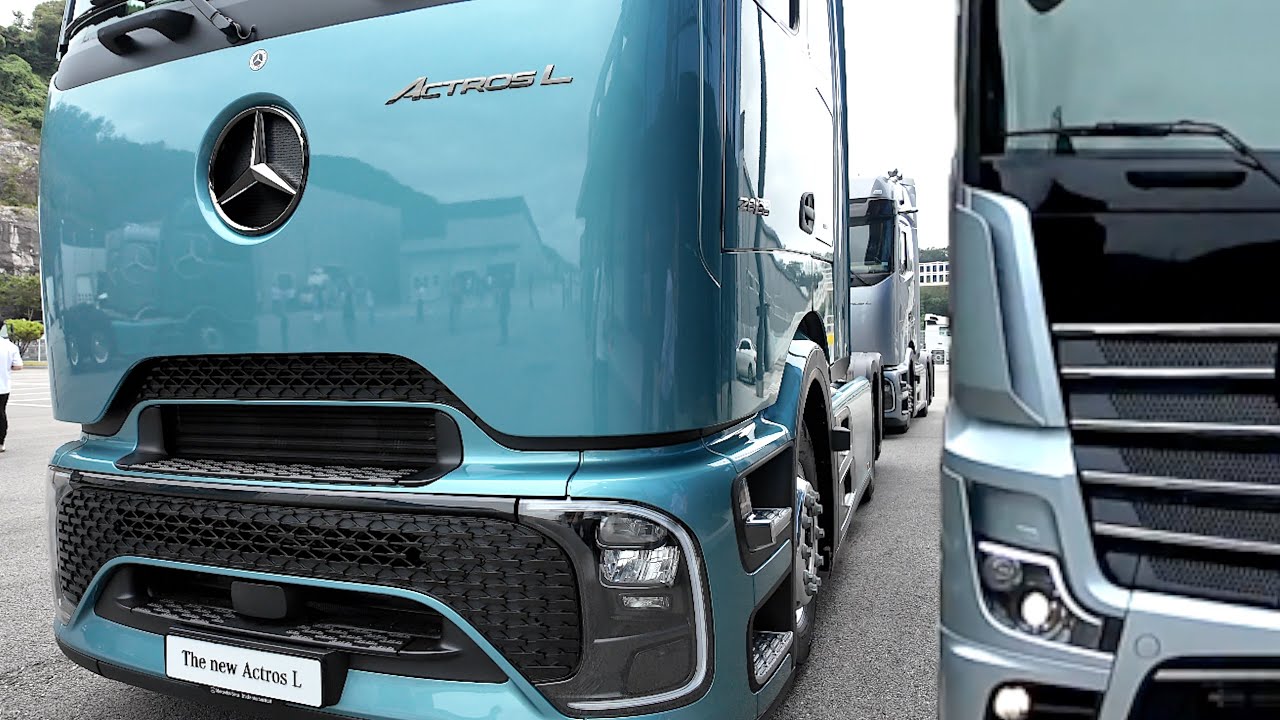 벤츠트럭 뉴 악트로스 차주들 생각은? 안전벨트 볼보, 스카니아만 정상? Actros L with ProCabin Benz Trucks